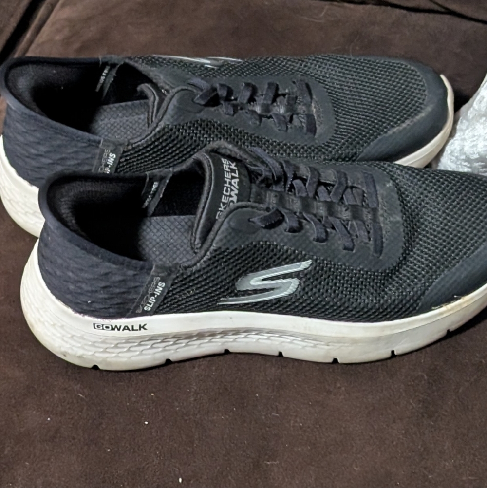 Skechers Black GOwalk Sneakers